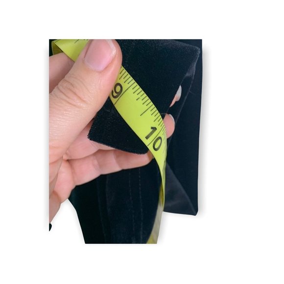 Vintage 90's Rave City Velvet Split Ankle Pants Small - Picture 7 of 10